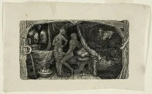 Woodcut On Paper Prints: The Chamber Idyl, n.d. Creator: Edward Calvert