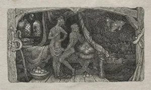 Edward Calvert Prints: The Chamber-Idyll, 1829. Creator: Edward Calvert (British, 1799-1883)