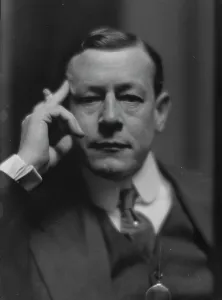Starched Collar Prints: Chambers, Haddan, Mr. portrait photograph, 1913. Creator: Arnold Genthe