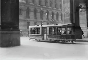 Trams Prints: Chambers St. car, between c1915 and c1920. Creator: Bain News Service