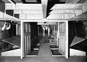 Arnold Wright Gallery: Chambers for the supply of fresh air under the House of Commons, Westminster, London, c1905