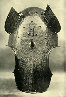 Chamfron Gallery: Chamfron belonging to Alof de Wignacourt, late 16th century, (1908). Creator: Unknown