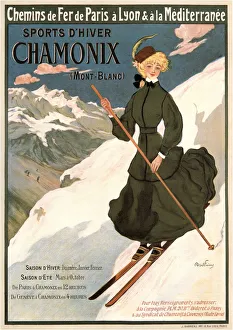 Athlete Prints: Chamonix Mont Blanc, 1905. Artist: Faivre, Abel (1853-1945)