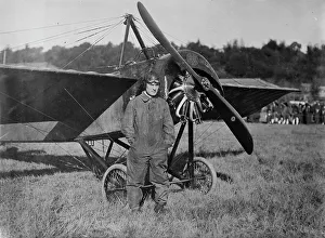 Champion, American aeronaut, in Japan, 1917. Creator: Bain News Service