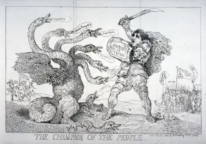 Supporter Prints: The champion of the people, 1784. Artist