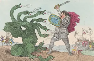 Charles Fox Prints: The Champion of the People, March 11, 1784. March 11, 1784. Creator: Thomas Rowlandson