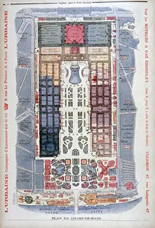 Champs De Mars Prints: The Champs de Mars, Universal Exhibition of 1900, Paris, 1900. Artist: G Rochet