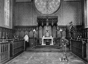 Henry Collection: The Chancel, Catholic Apostolic Church, Albury Park, Surrey, 1904