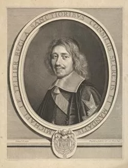 Barbezieux Collection: Chancelier Michel IV Le Tellier, ca. 1661. Creator: Robert Nanteuil