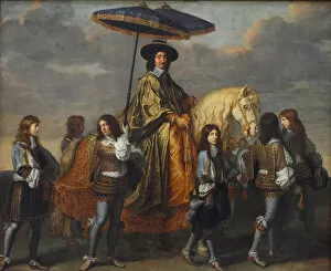 Charles 1619 1690 Gallery: Chancellor Seguier at the Entry of Louis XIV into Paris, 1660. Artist: Le Brun, Charles (1619-1690)