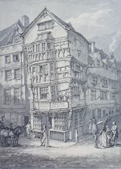 Chancery Lane Prints: Chancery Lane, London, 1814. Artist: Thomas Hearne