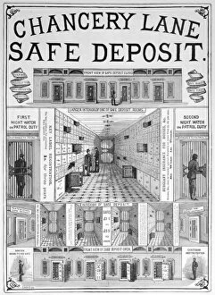 Chancery Lane Gallery: Chancery Lane safe deposit facility, 1893