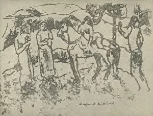 Group Of People Collection: Change of Residence, 1936. Artist: Paul Gauguin