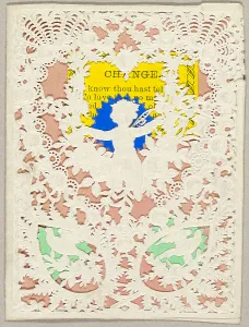 Valentines Card Prints: Change (valentine), c.1850. Creator: Unknown