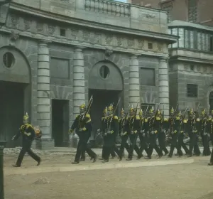 Fradelle And Young Prints: Changing the Guard at the Palace, Stockholm, Sweden, late 19th-early 20th century