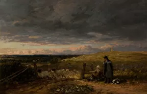 Cox David The Elder Gallery: Changing Pasture, 1847. Creator: David Cox the elder