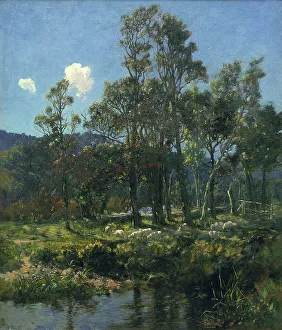 Changing Prints: Changing pasture, 1899. Creator: James McLauchlan Nairn