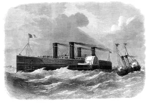 Steam Ships Prints: The Channel Railway Ferry: proposed steam-boat to convey the trains