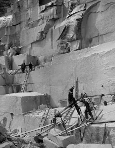 Granite Prints: Channeling, a New England granite quarry, c1908. Creator: Unknown