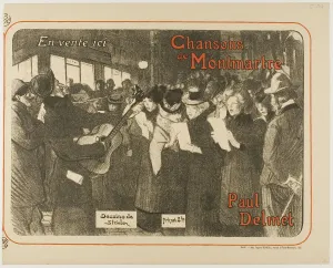 Steinlen Th And Xe9 Prints: Chansons de Montmartre, 1899. Creator: Theophile Alexandre Steinlen