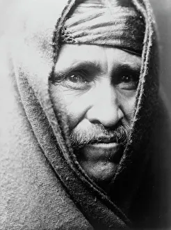 Navaho Prints: The Chanter, c1905. Creator: Edward Sheriff Curtis