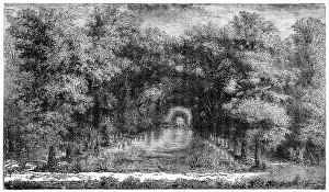 Chantilly Gallery: Chantilly Park, Paris, France, (1885)