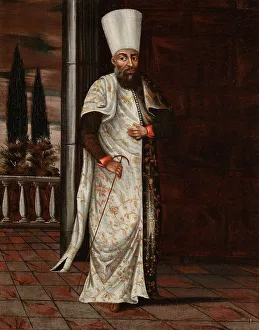 The Chaous Bachi, 1700-1737. Creator: Workshop of Jean Baptiste Vanmour