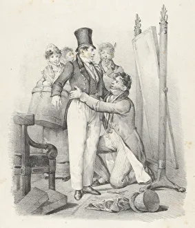 Tailors Shop Prints: Chap. II: Je ne me reconnais plus (I No Longer Recognize Myself), 1824
