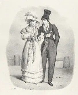 Biography Prints: Chap. V: C est une femme honnete (She is an honest woman), 1824