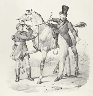 Biography Prints: Chap. VI: Je ne pouvais pas aller apied (I no longer walk anywhere), 1824