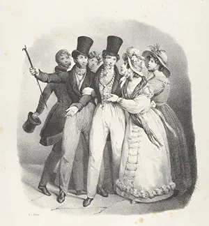 Victor Collection: Chap. VII: C est aqui m aura (Who will claim me?), 1824. Creator: Victor Adam
