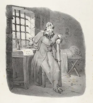 Bars Prints: Chap. XIII: Ste. Pelagie! charmant sejour! (Sainte-Pelagie Prison