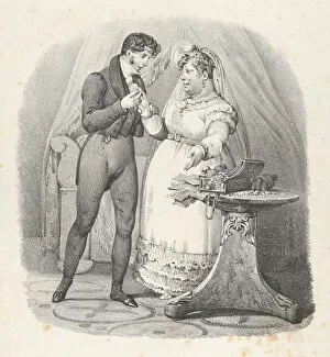 Bridegroom Gallery: Chap. XVII: Il faut faire une Fin! Je lépouse (It must end! I am married), 1824
