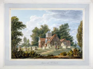 Hampstead Prints: Chapel of the Blessed Virgin Mary, Hampstead, London, c1740