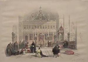 Chapel of the Convent of St. Saba, 1839. Creator: David Roberts (British, 1796-1864)