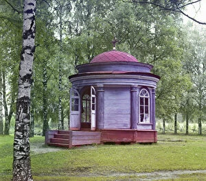 Woods Collection: Chapel of Emperor Peter the Great, near the village of Petrovskoe [Russian Empire], 1909