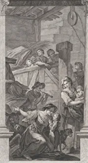 Etienne Prints: The Chapel of the Enfants-Trouves in Paris: L'Adoration des bergers