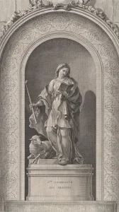 Etienne Prints: The Chapel of the Enfants-Trouves in Paris: Sainte Genevieve des Ardents, 1757