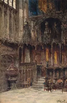 Stained Glass Prints: Chapel of Henry VII, Westminster Abbey, c1907. Artist: William Walcot