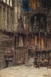 Vaulting Gallery: Chapel of Henry VII, Westminster Abbey, c1907. Artist: William Walcot