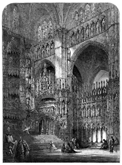 Lectern Prints: Chapel Of The High Altar In The Cathedral Of Toledo