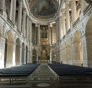 Seine Et Marne Collection: Chapel interior of Versailles, 16th century