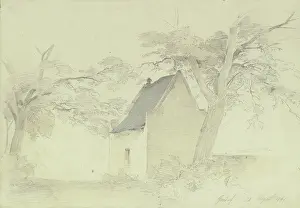Wayside Prints: Chapel near Gondorf, 1841. Creator: Carl Theodor Reiffenstein