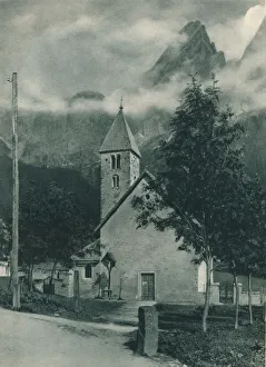 Chapel and Pala Group, San Martino di Castrozza, Dolomites, Italy, 1927 Chapel and Pala Group, San Martino di Castrozza, Dolomites, Italy, 1927