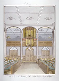 Yates Prints: The chapel in the Philanthropic Society Institution on London Road