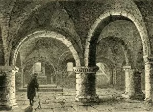 Crypt Gallery: The Chapel of the Pyx, (1881). Creator: Unknown