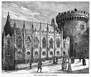 Chapel Royal Gallery: The Chapel Royal, Dublin, 19th century