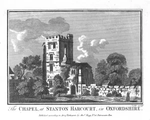 The Chapel at Stanton Harcourt, in Oxfordshire, c1800