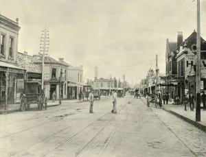 Urbanisation Gallery: Chapel Street. Melbourne, 1901. Creator: Unknown