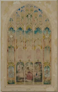 John La Farge Prints: Chapel Window. Creator: John La Farge (American, 1835-1910)